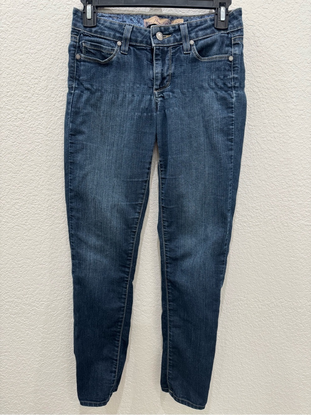 PAIGE Skyline Skinny Jeans Women’s Size 24 Medium Wash Stretch Denim Mid Rise